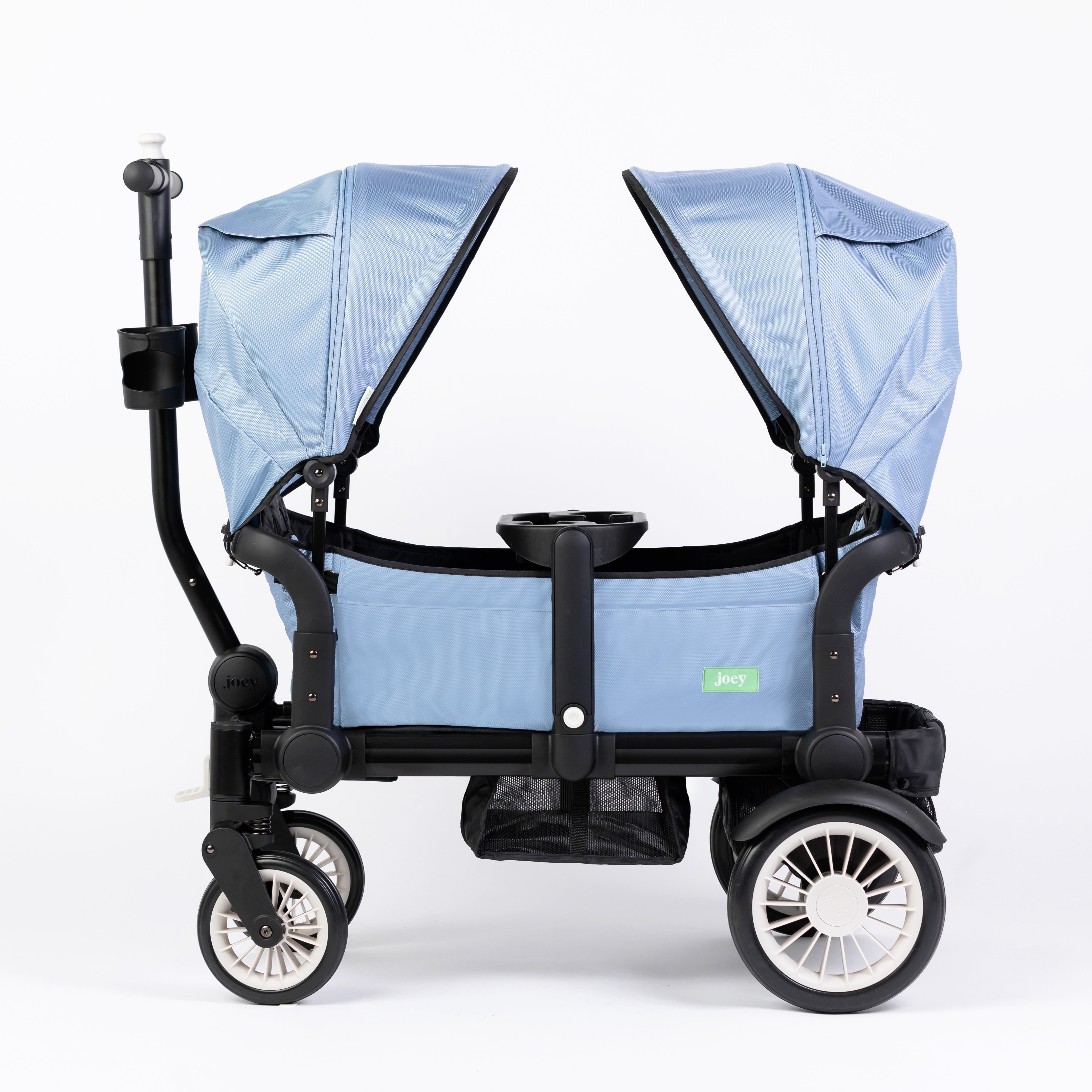 twin stroller wagon Stroller Wagon for Kids and Toddlers - Canopy Bundle - Beachside Blue